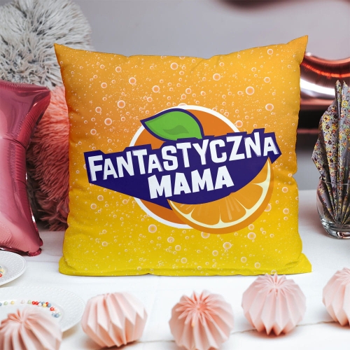 Poduszka z nadrukiem dla mamy