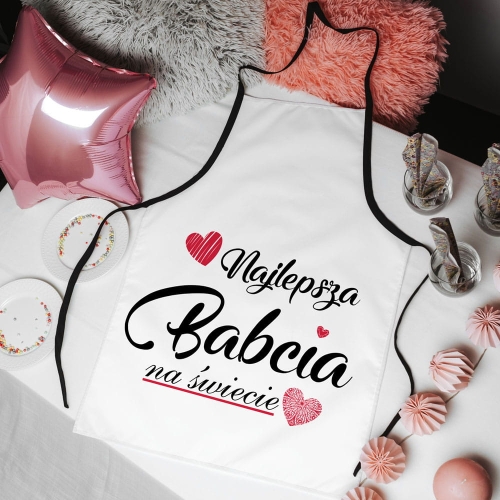 Fartuch z nadrukiem dla babci