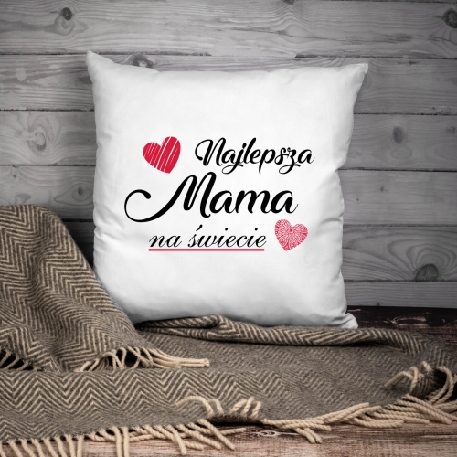 Poduszka z nadrukiem dla mamy