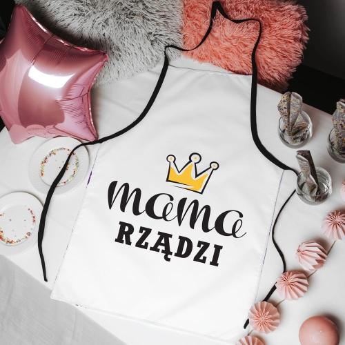 Fartuch kuchenny z nadrukiem dla mamy