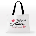 Torba Na Zakupy z Nadrukiem dla Mamy - Prezent na Dzień Matki - Najlepsza Mama Na Świecie