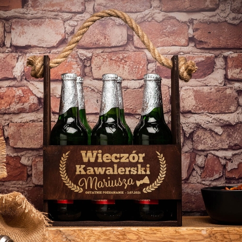 Nosidło na piwo z grawerem na wieczór kawalerski
