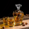Karafka z Grawerem i 2 Szklanki Do Whisky - Prezent na Ślub dla Pary Młodej