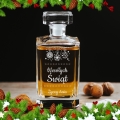 Karafka do Whisky z Grawerem - Prezent na Święta - Wesołych Świąt - Kwadratowa