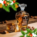 Karafka z Grawerem i Szklanka Do Whisky - Prezent na Święta - Wesołych Świąt i Do Dna - Łamana