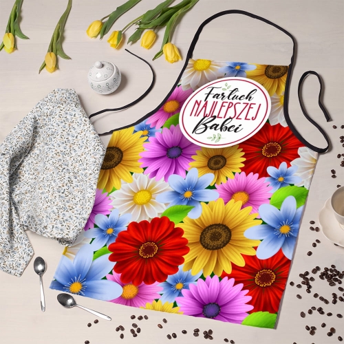 artuch Kuchenny dla Babci - Prezent na Dzień Babci - Kolorowe Kwiaty