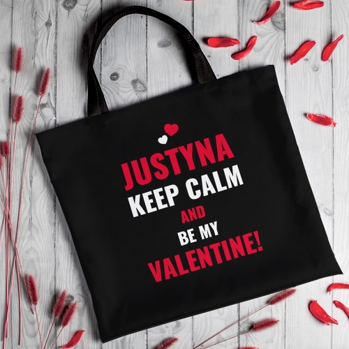 Torba Na Zakupy - Prezent na Walentynki Dla Niej - Be My Valentine