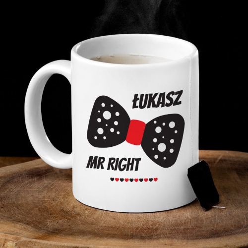 Kubek Dla Chłopaka z Nadrukiem - Kubek na Dzień Chłopaka - Mr Right