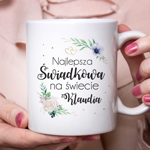 Kubek Świadkowa - Kubek dla Świadkowej - Najlepsza Świadkowa Na Świecie
