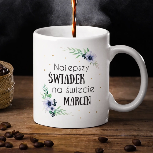 Kubek Świadek - Podziękowanie dla Świadka - Kubek dla Świadka - Kubek Najlepszy Świadek Na Świecie