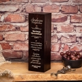 Skrzynka na Wino z Grawerem - Prezent dla Pracownika - Podziękowanie za Współpracę - Zamykana