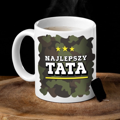 Kubek dla Taty z Nadrukiem - Kubek na Dzień Ojca -  Najlepszy Tata Moro