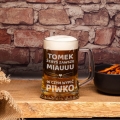 Kufel do Piwa z Grawerem - Prezent dla Miłośnika Psów - Żebyś Zawsze Miauu