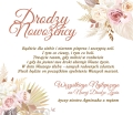 Pudełko Na Pieniądze Ślub Prezent dla Pary Młodej - Pamiątka Ślubu w Pudełku z Grawerem - Boho Róż