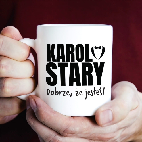 Kubek Dla Przyjaciela - Prezent dla Najlepszego Przyjaciela - Stary Dobrze, Że Jesteś