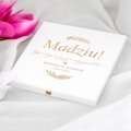 Podziękowanie dla Świadkowej w Pudełku - Prezent dla Świadkowej Box -  Boho Róż