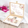 Podziękowanie dla Świadkowej w Pudełku - Prezent dla Świadkowej Box -  Boho Róż