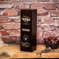 Skrzynka na Wino z Grawerem - Prezent dla Kociary - Kocia Mama - Zamykana