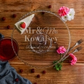Szklana Patera na Ciasto Tort z Grawerem - Prezent na Rocznicę Ślubu - Mr&Mrs