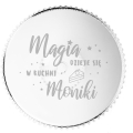 Szklana Patera na Ciasto Tort z Grawerem na Prezent - Magia Dzieje się w Kuchni