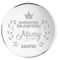Szklana Patera na Ciasto Tort z Grawerem dla Mamy - Prezent na Dzień Matki - Królestwo Najlepszej Mamy