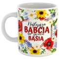 Kubek dla Babci - Kubek na Dzień Babci - Najlepsza Babcia Wildflowers
