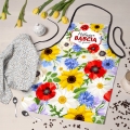 Fartuch Kuchenny - Prezent dla Babci - Najlepsza Babcia na Świecie - Wildflowers