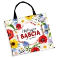Torba Na Zakupy dla Babci - Prezent na Dzień Babci - Wildflowers
