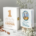 Biblia w Pudełku Prezent na Pierwsze Urodziny - Prezent na Roczek - Biblia dla Dzieci - Biała