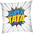 Poduszka dla Taty z Nadrukiem - Prezent na Dzień Ojca -  Super Tata