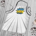 Fartuch Kuchenny z Nadrukiem dla Taty - Prezent na Dzień Ojca - Super Tata