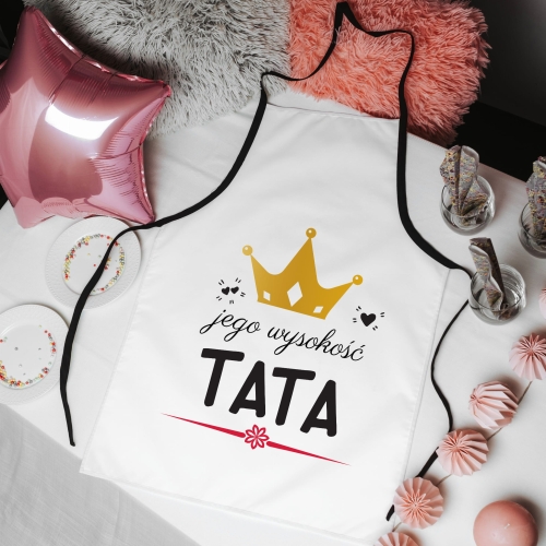 Fartuch kuchenny z nadrukiem dla taty