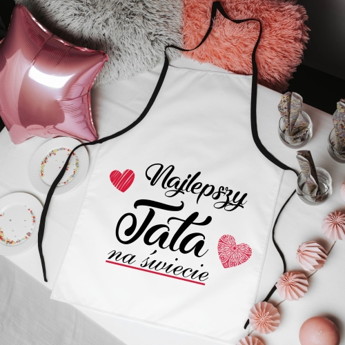 Fartuch kuchenny z nadrukiem dla taty