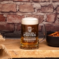Kufel do Piwa z Grawerem - Prezent dla Barbera- Kufel Najlepszego Barbera w w Mieście
