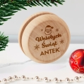 Drewniane Jojo z Grawerem na Mikołajki - Prezent  Pod Choinkę - Wesołych Świąt