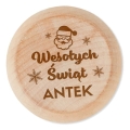 Drewniane Jojo z Grawerem na Mikołajki - Prezent  Pod Choinkę - Wesołych Świąt