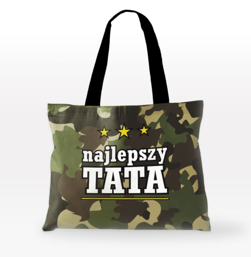 Torba na zakupy z nadrukiem dla taty