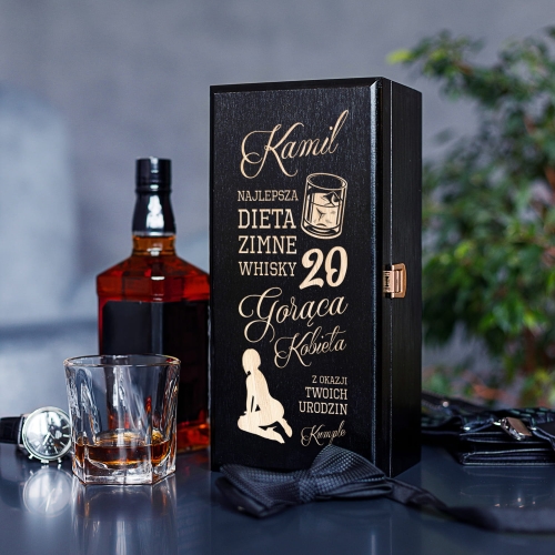 Skrzynka Czarna na Alkohol Na Urodziny - Prezent na Urodziny, Osiemnastkę - Najlepsza Dieta