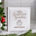 Album Biały Na Zdjęcia z Grawerem Na Święta - Prezent Na Boże Narodzenie, Wigilie - Ulubione Świąteczne Wspomnienia