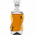 Karafka na Whisky w Skrzynce z Grawerem - Prezent na Święta - Świąteczny Wieniec - Łamana