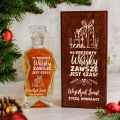 Karafka na Whisky w Skrzynce z Grawerem - Prezent na Święta - Na Whisky Zawsze Jest Czas - Łamana