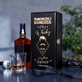 Skrzynka na Alkohol z Grawerem -  Prezent na Andrzejki na Imieniny - Koneser Dobrej Whisky