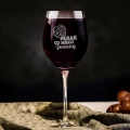 Kieliszek do Wina z Grawerem - Prezent dla Cukiernika - Małe co nieco