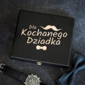 Ramka na Zdjęcie dla Dziadka - Pierwszy Dzień Dziadka - Prezent dla Dziadków - Dla Kochanego Dziadka  - Czarne
