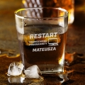 Szklanka Do Whisky z Grawerem - Prezent dla Informatyka - Reset Prawdziwego Programisty
