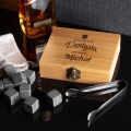 Kamienie do Whisky w Skrzynce z Grawerem - Prezent dla Dentysty - Zestaw do Whisky - Najlepszy Dentysta Na Świecie