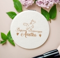 Lusterko z Grawerem - Prezent dla Dziewczynki - Lusterko z Imieniem - Bajeczna Dziewczyna