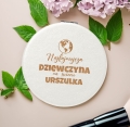 Lusterko z Grawerem - Prezent dla Dziewczynki - Lusterko z Imieniem - Najlepsza Dziewczyna