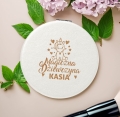 Lusterko z Grawerem - Prezent dla Dziewczynki - Lusterko z Imieniem - Magiczna Dziewczyna