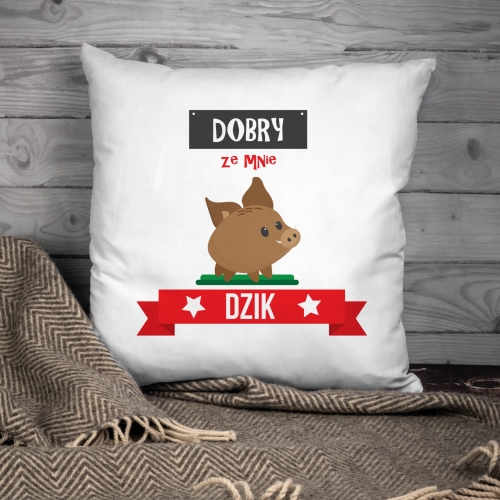 Poduszka z nadrukiem dla chłopaka
